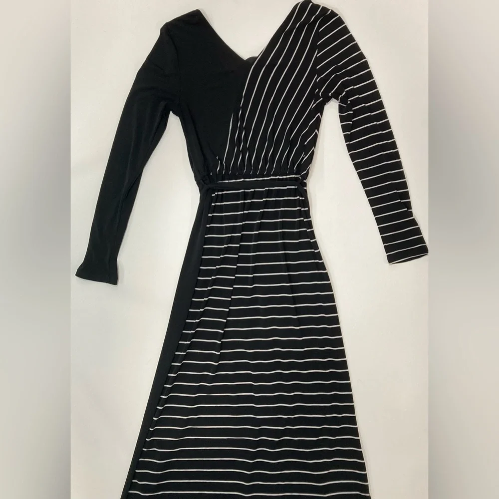Free People New Romantics Striped Long Sleeve Maxi Dress - Picture 7 of 14